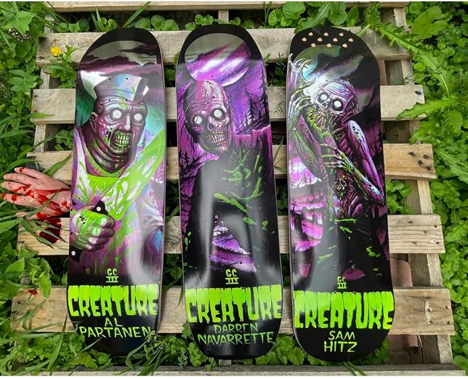 CREATURE Navarrette Feeding Time XX Pro 9.0in x 32.82in Skateboard Decks