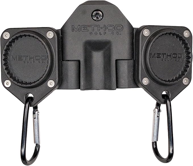 Method Golf BagStack Gear Hub Starter Pack - Golf Accessories Magnetic Landing Pad Plus Two MagStack Tiles - Modular Magnetic Tool Pad Gear Organization Hub with Magnet-to-Magnet Connection