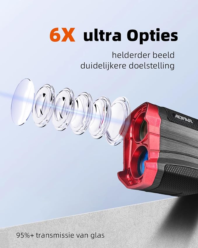AOFAR GX-2S Rangefinder for Golf & Hunting with Slope and Angle Switch, Flag-Lock with Vibration, Horizontal Distance, 600/1000 Yards Distance Measuring Range, 6X Waterproof, Free Battery
