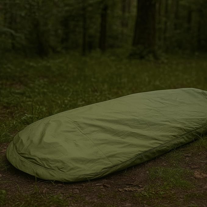 Akmax.cn Bivy Cover Sack for Military Army Modular Sleeping System, Waterproof Outer Shell for Sleeping Bag, Minimalist Stealth Shelter