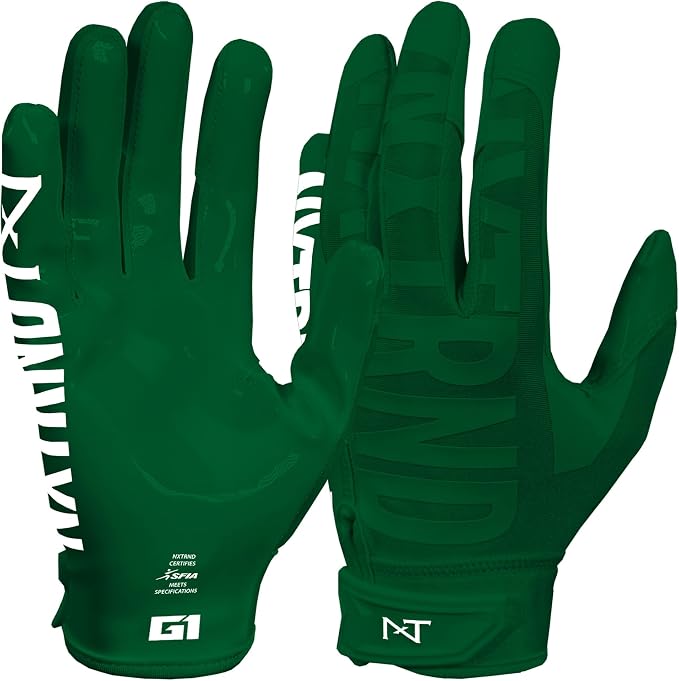 Nxtrnd G1 Pro Men's Football Gloves, Adult Sticky Receiver Gloves