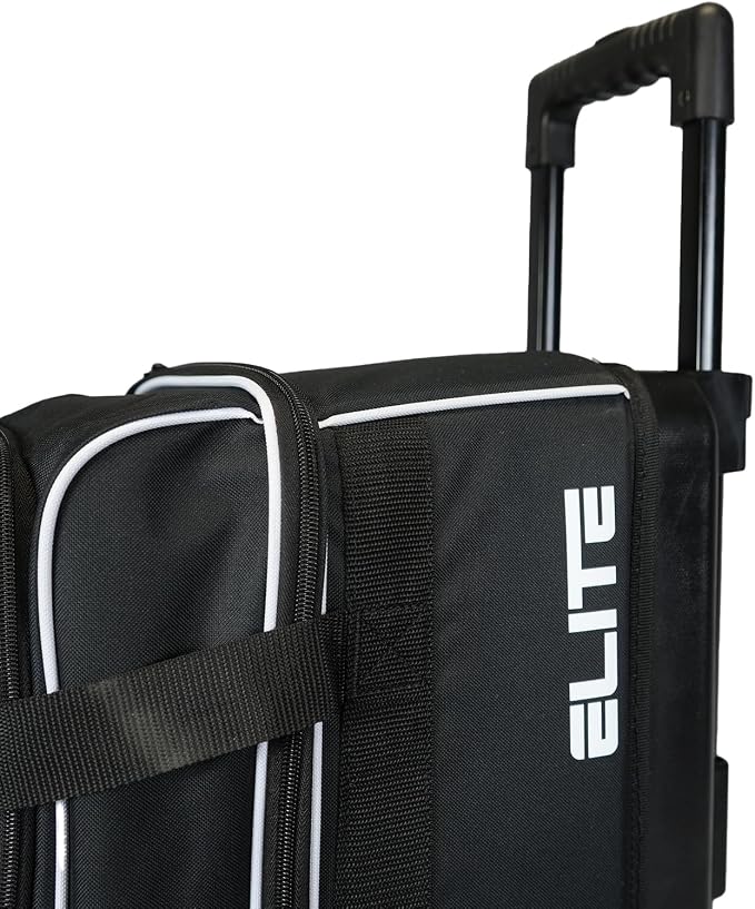 ELITE Basic Bowling Bag Double (2) Ball Roller with Rolling Wheels