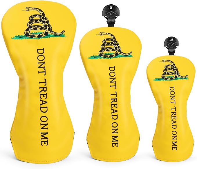 Fun Golf Club Head Covers 4 Models Available 1pc or 3pcs Driver Headcover, 3 5 Fairway Wood Head Cover, Rescue Hybrid Headcovers
