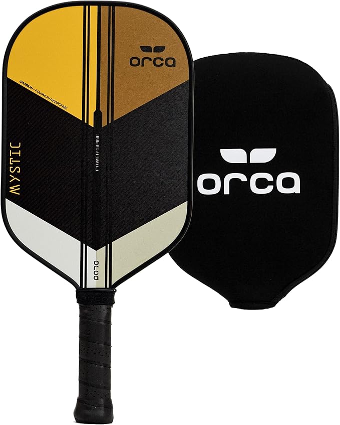 Orca Pickleball Paddles, Tournament Series Carbon Fiber Pickleball Paddles Designed for Maximum Power and Control, USA Pickleball Approved