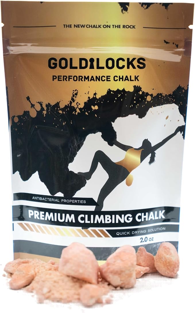 Goldilocks Chunky Chalk for Rock Climbing, Crossfit, Weight Training, Gymnastics, & More - Parent