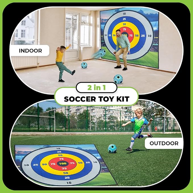 MHM's Ultimate Indoor Golf Chipping Game Mat - Premium Practice Mat - Ideal Golf Simulator for Home Use