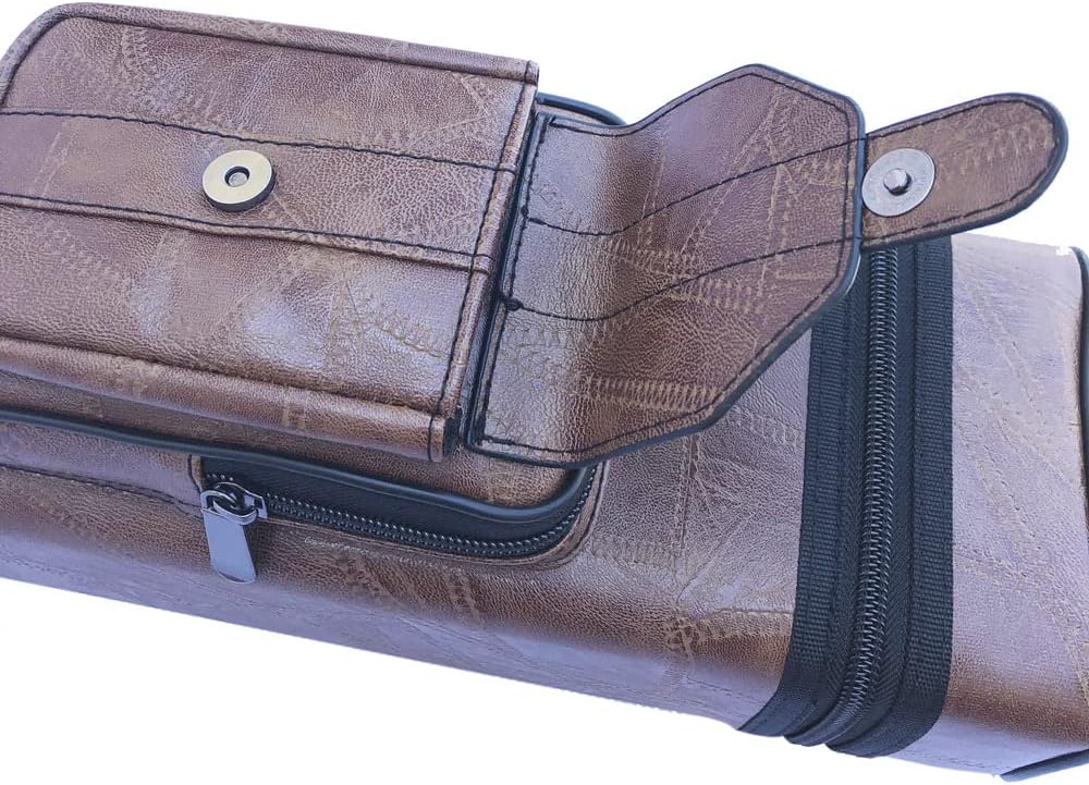 Champion Instroke Leatherette Cue Cases 4x6 Holds 4 Butts and 6 shafts Pool cue