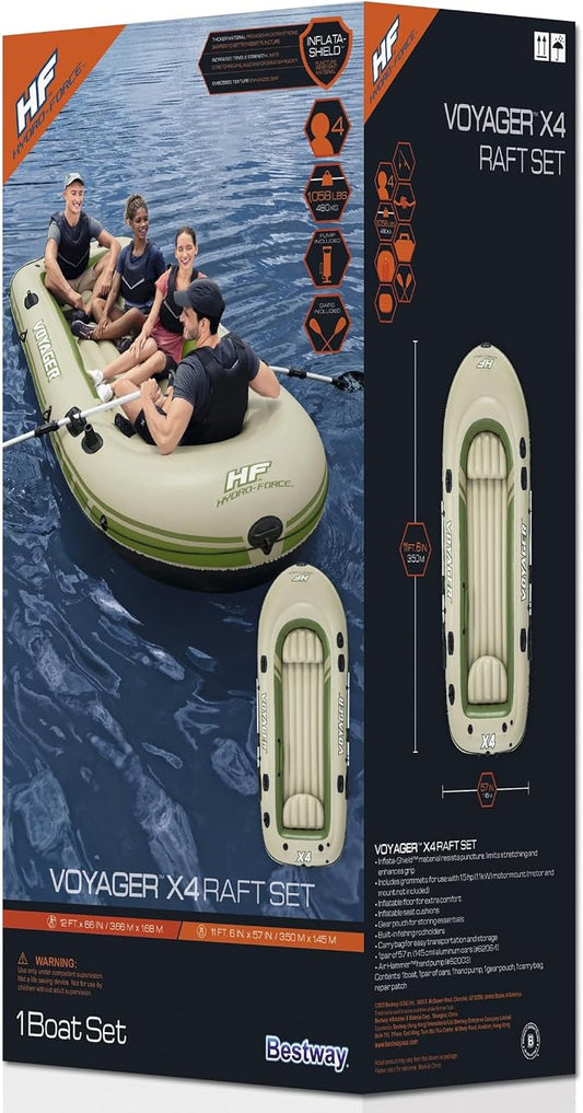 HYDRO FORCE Treck X3 Inflatable Raft Set