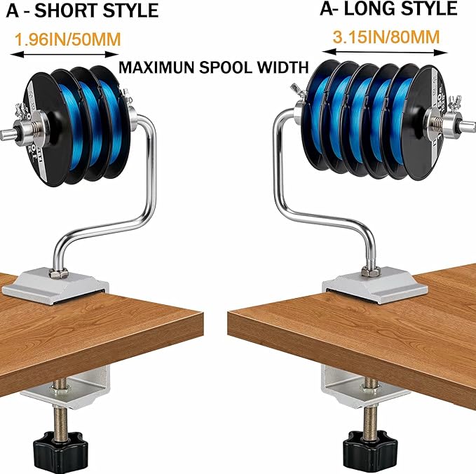 THKFISH Fishing Line Spooler Fishing Line Winder Spooler Fishing Accessories Adjustable Stable Portable Fishing Line Spooler/Fishing Line Remover