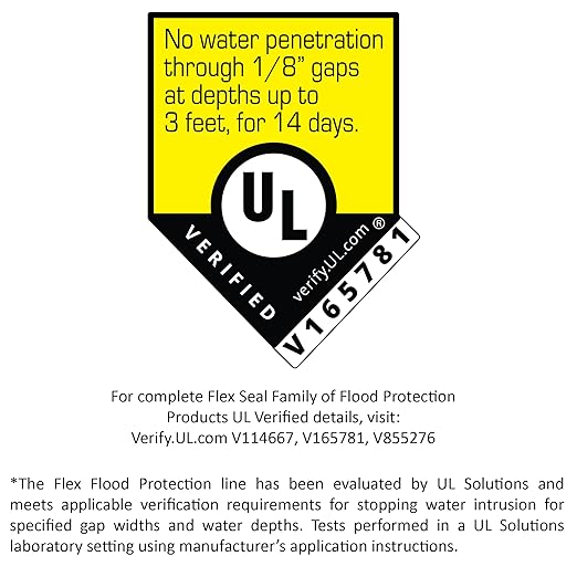 Flex Seal Spray Flood Protection, 10 oz, 1-Pack, Waterproof Rubberized Coating, Removable, Use on Door Tracks, Seams, Sills, Small Openings, Corners, and Irregular Shapes and More
