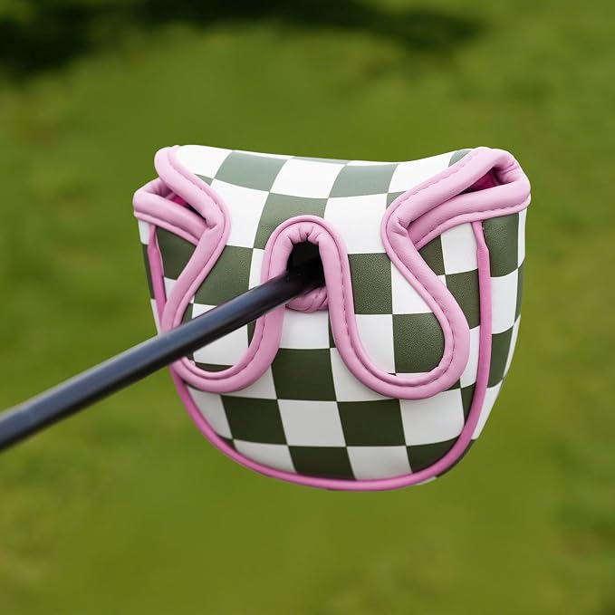 Craftsman Golf Club Cover Golf Head Cover for Driver Fairway Hybrid/Utility Woods Headcover Set Putter Head Cover for Mallet Blade DF3