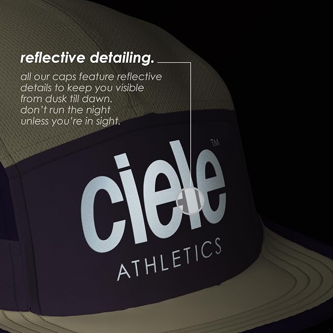 Ciele Athletics GOCap - Premium Washable Moisture Wicking Hat with Sun Protection, 5-Panel Knit Running Hat
