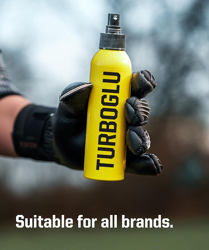T1TAN Goalie Glove Spray for Soccer – TURBOCLEAN & AQUAGLU, 200 ml (6.76 fl oz), Goalkeeper Glove Sprays, Extra Grip for All Weather Conditions