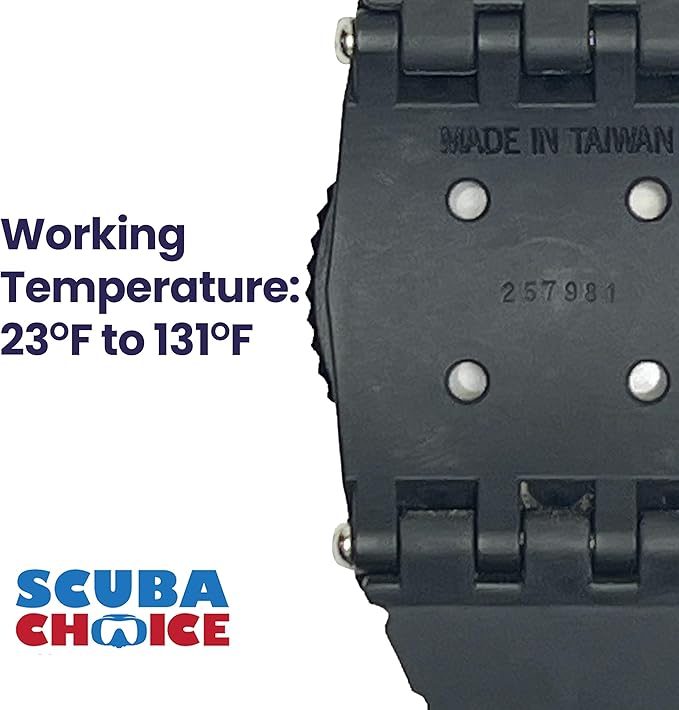 Scuba Choice Diving Compass (Wrist/Bungee Mount) – Easy-to-Read Underwater Navigation Tool for Scuba Diving, Durable Design with Rotating Bezel, Reliable Directional Aid for Deep Dive Adventures