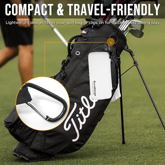DURARANGE Golf Glove Holder Case with Glove Shaper - Portable Golf Accessories Organizer for Men & Women - Waterproof 900D Nylon, Large Capacity for Balls, Tees, Markers - Ideal Gift