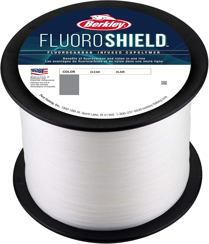 Berkley FluoroShield Fluorocarbon Fishing Line, Clear