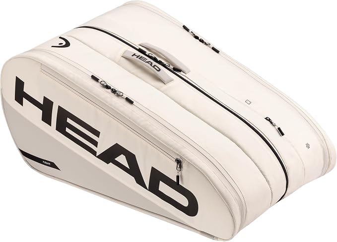 HEAD Tour Racquet Bag XL (12R) Tennis Bag - Holds Up to 12 Racquets, CCT+ Climate Control Technology, 3 Main Compartments, Shoe Pocket & Backpack Carry System