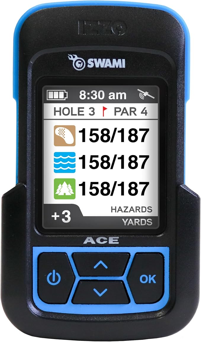 Izzo Golf Swami Ace Handheld Golf GPS Rangefinder