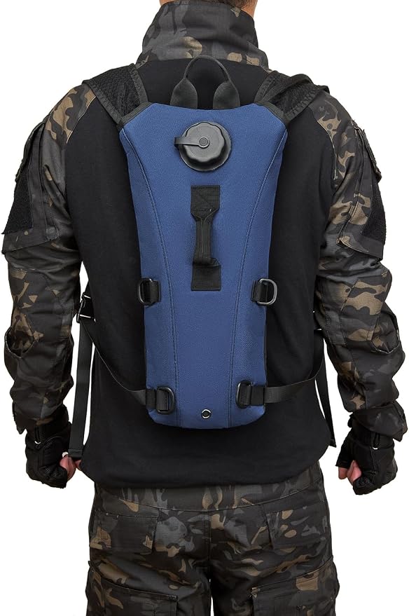 Running Hydration Vest Pack Tactical 3L Water Bladder Backpack Bag for Cycling Marathon Hiking Daypack Men & Women