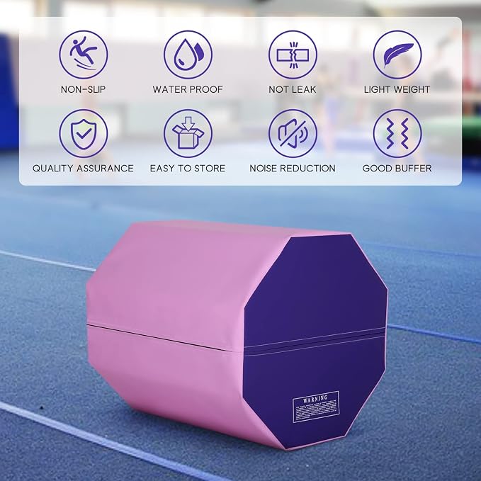 PayLessHere Octagon Tumbler Octagon Mat Gymnastics 24.4" x 25.6" Gymnastic Equipment Mat Tumbling Mats for Gymnastics Gym Fitness Home
