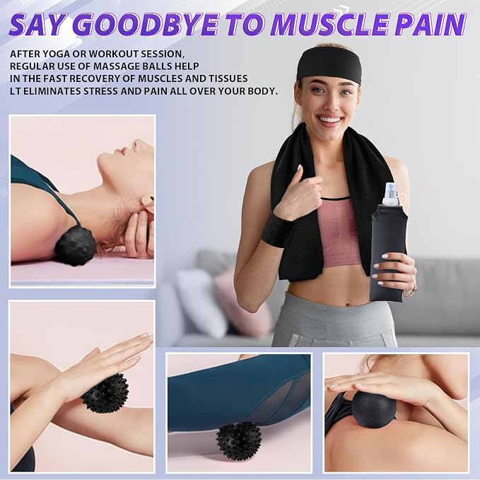 Halloscume 24 Pcs Pilates Kit, Home Pilate Equipment for Women, Pilates Ring and Ball Set with Stretching Strap, Water Bottle, Magic Circle, Yoga Ring, Gym Bag, Resistance Band, Anti Slip Sock