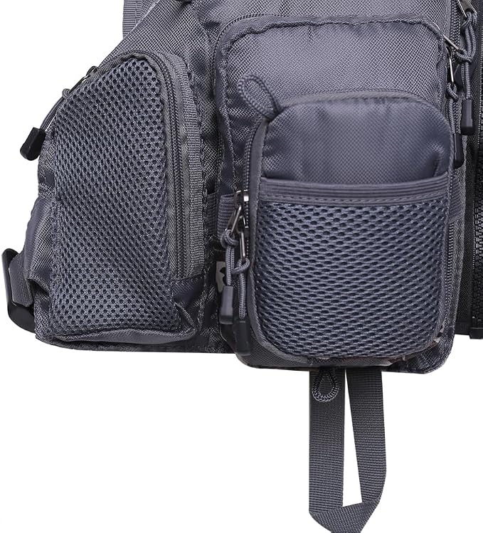 Kylebooker Fly Fishing Vest Pack Adjustable for Men and Women