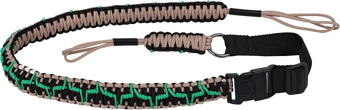 SUNYA Paracord Compound Bow Sling with V2 Upgraded Magnetic Connection System. Lightweight Hands Free Shoulder Carrying Sling for Bow Hunting, Field Archery and 3D