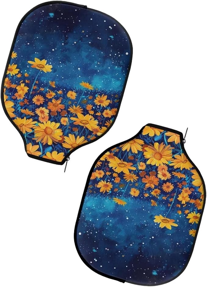 Pickleball Paddle Covers Only for Men and Women Zipper Closure Protection and Decoration