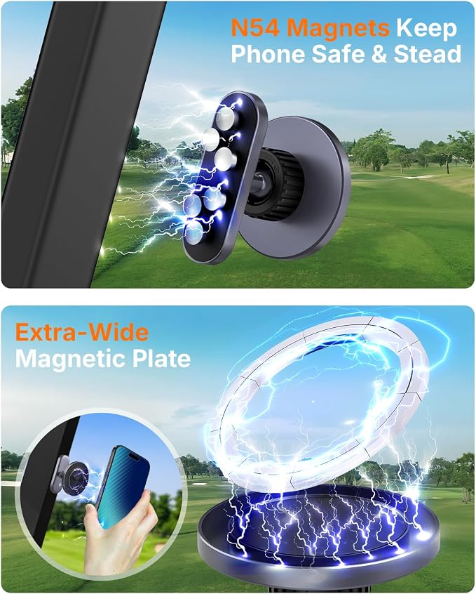 WOSPORTS Golf Range Finder and Golf Cart Phone Holder
