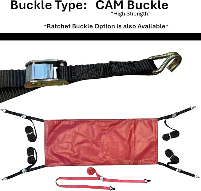 Universal Tie-Down Strap, Tailgate Extender & Tailgate Net | Tie Down Kayaks, Lumber and More!