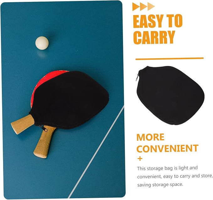 BESPORTBLE 3pcs Racket Covers Paddle Case Protective Case for Racket Paddle Fixed Bag for Outdoor Play