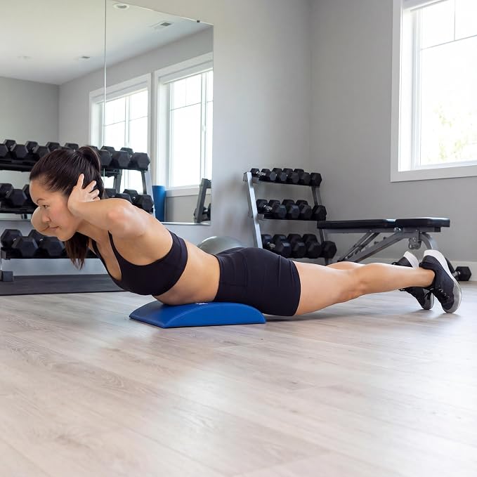 ProsourceFit Abdominal Ab Mat 15x12, High Density Core Trainer for Workouts, Conditioning, Posture Support, and Crunch Exercises; Home Fitness Equipment