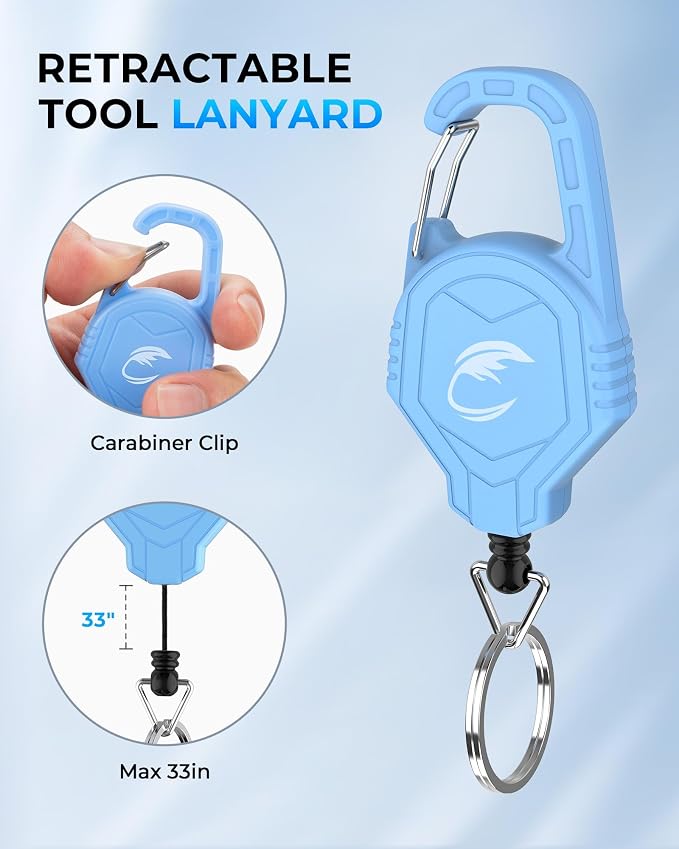 Calamus DriftWave Fishing Tool Kit | Multi-Function Tool Kit, Corrosion-Resistant Pliers, Fish Lip Gripper with Tape Measure, Digital Fish Scale, Fishing Gear