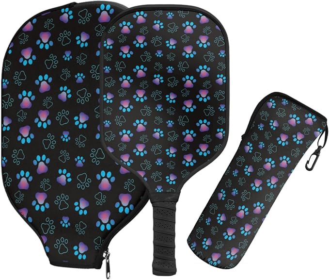 Pickleball Paddles Set 3PCS Pickleball Paddle Case Pickleball Racket Pickleball Bag Ideal for Beginners Gifts