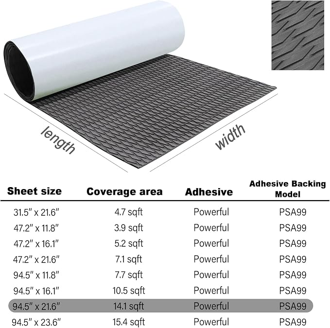 HZshark EVA Foam Boat Decking Sheet Universal DIY Surfboard Traction Pad Non-Slip Grip Mat Trimmable Sheet for Kayak RV Yacht Pool Skateboard Skimboard Step Green Yellow Orange Blue Dark Grey Black