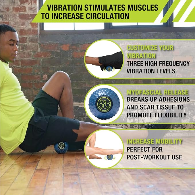 Pro-Tec Athletics Orb Massage Balls, Vary in Size and Color, Deep Tissue Massage, Muscle Relief, Promotes Flexibility, Hamstring, Quadriceps, Calf, Multi-Directional Massage Ball, Working Out