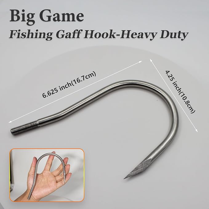 Dutiplus Telescopic Fish Gaff with 1~5 Teeth Assorted harpoons Barbed, Sea and Ice Fishing Spear Gig for Hunting Fish Frog Mole