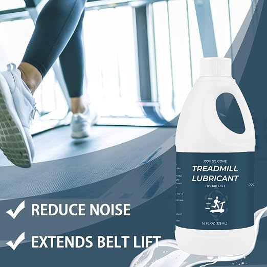 100% Silicone Treadmill Lubricant | Treadmill Belt Lubricant, 16 Ounces Treadmill Oil Belt Lubricant, Easy to Apply & Suitable for Most Treadmill Brands