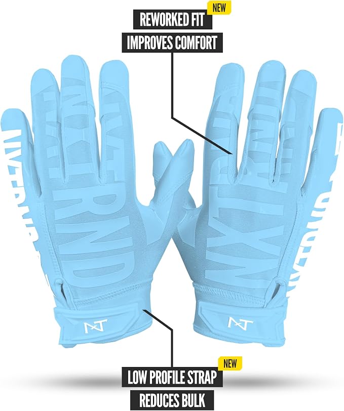 Nxtrnd G1 Pro Men's Football Gloves, Adult Sticky Receiver Gloves