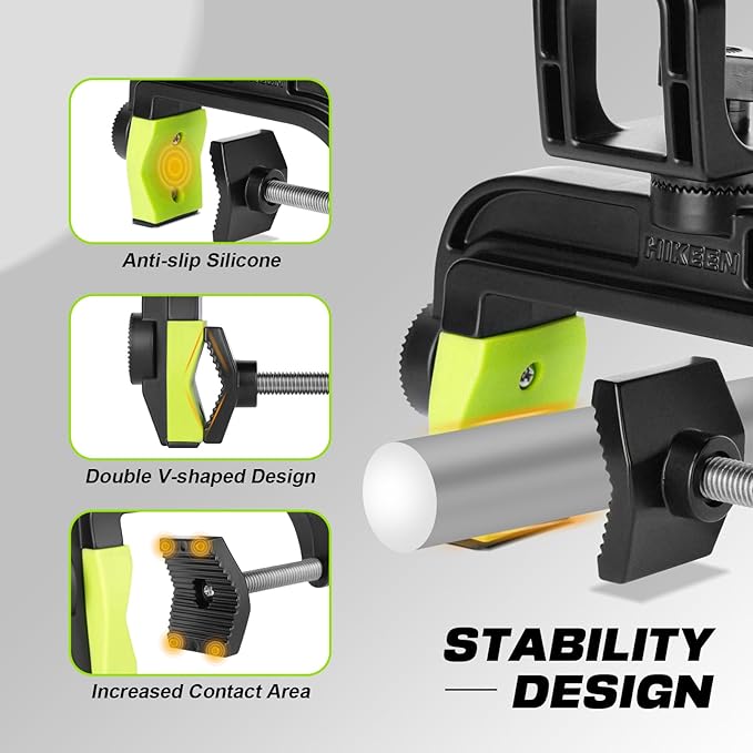 Fishing Rod Holders for Boat, Upgraded Fishing Pole Holders with Enlarge Clamp for Most Rod, Adjustable Fishing Rod Rack Fit Round/Square Tubes
