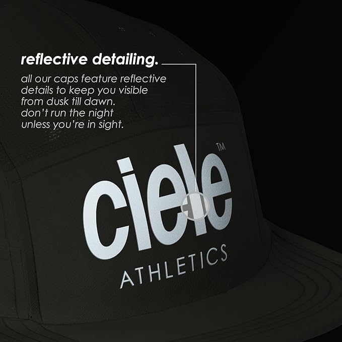 Ciele Athletics GOCap - Premium Washable Moisture Wicking Hat with Sun Protection, 5-Panel Knit Running Hat
