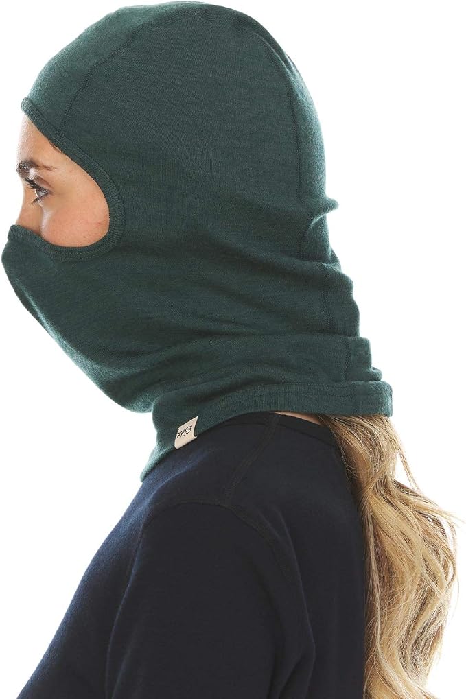 100% Merino Wool Balaclava - Winter Ski Mask - Face Mask - Cold Weather Gear