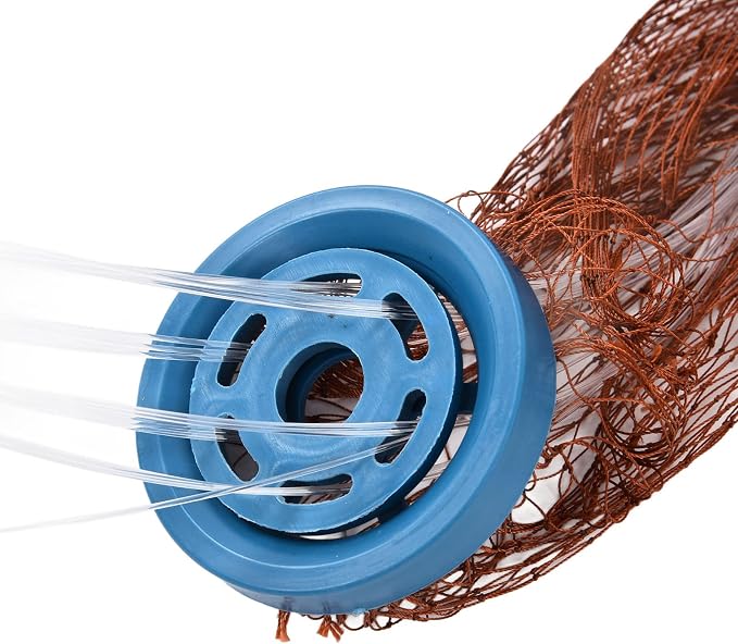 Alvinlite Cast Net for Bait Trap Fish 8ft 10ft 12ft 14ft 16ft Radius Fishing Cast Net Throw Cast Net with Heavy Duty Zinc Sinker for Freshwater and Saltwater
