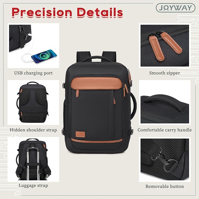 Joyway Expandable Luggage Sets 5 Piece, Lightweight Hard Shell Travel Suitcase Set with Spinner Wheels and TSA Lock