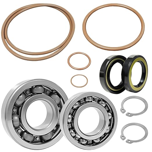 10 pcs Jet Pump Bearings Seal Rebuild Kit Compatible with Honda Aquatrax F12 F12X R12 R12X