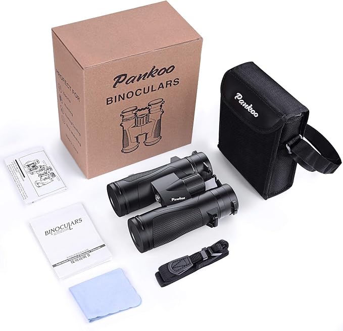 Monocular 12x42 Roof Prism Binoculars for Adults -Monoculars for Adults High Power with BAK4 Prism & FMC Lens, Suitable for Bird Watching Hunting Hiking Camping