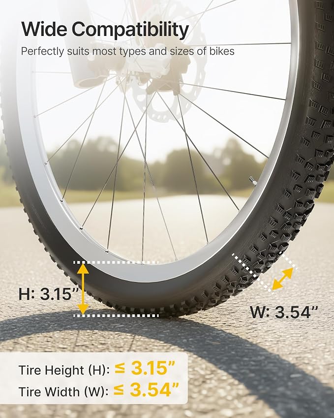 monTEK Heavy Duty Bike Wall Mount, Swivel Bike Wall Hanger Holds Up to 77lbs, Space-Saving Bike Rack Garage, Bike Storage for Bedroom Home Office, 1 Pack