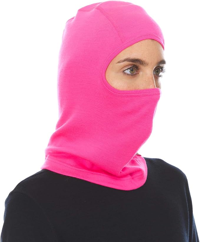 100% Merino Wool Balaclava - Winter Ski Mask - Face Mask - Cold Weather Gear