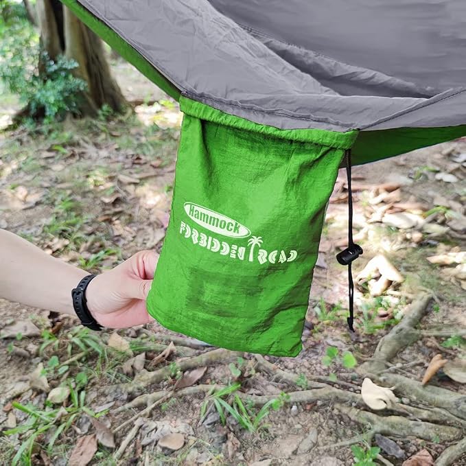 Forbidden Road Camping Hammock 400lbs Capacity Portable Hammock for Outside, Backyard, Travel, Backpacking, Beach