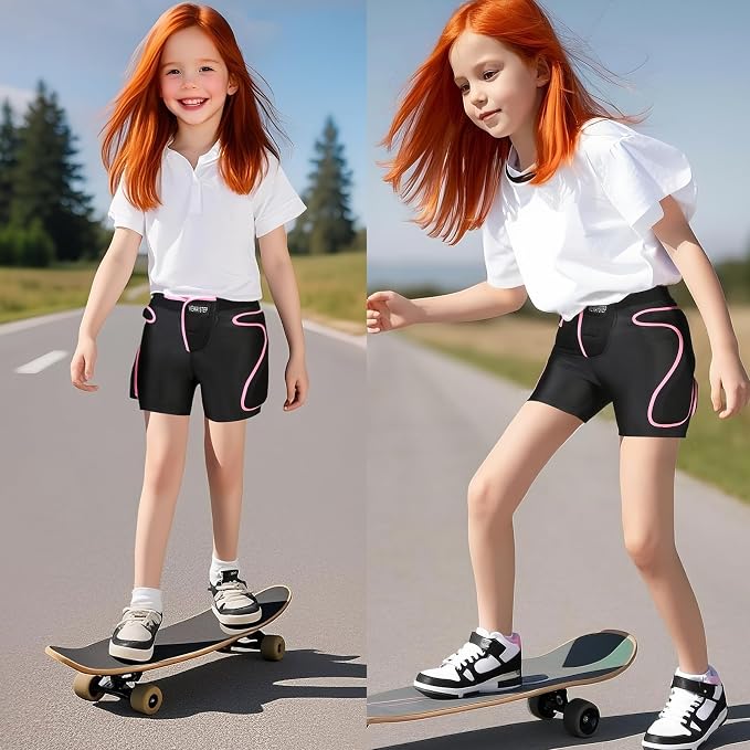 3D Protection Padded Shorts, Hip Butt Tailbone Crash Pad Pants, Impact Protective Gear for Figure Skating Snowboarding Ski Roller Skateboard